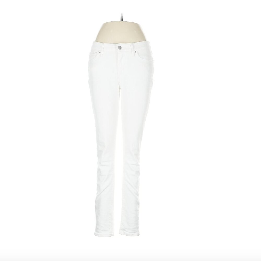 Levi's White Skinny Jeans Size 28 - Excellent Condition